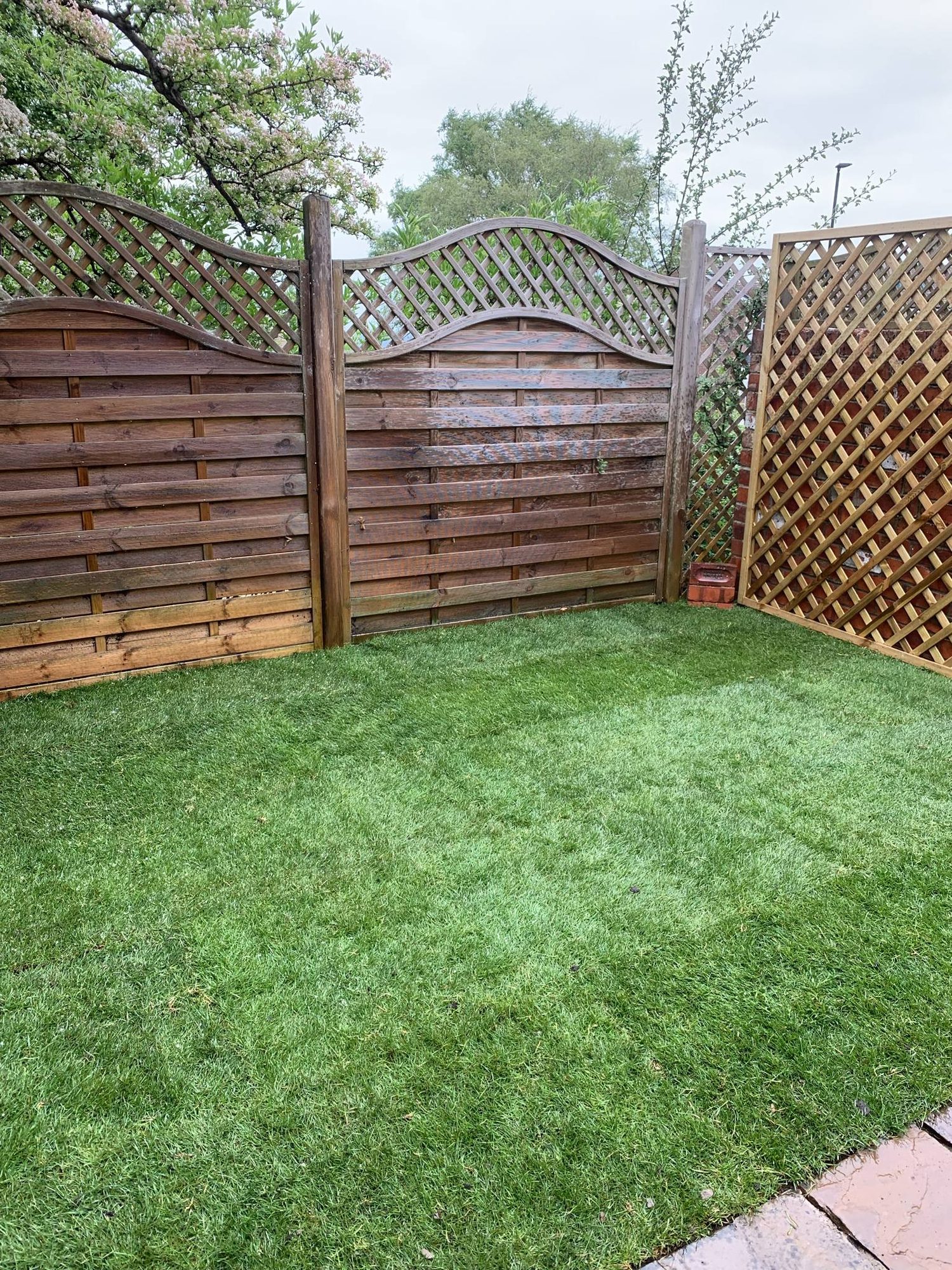 Artificial grass and garden landscaping by Roebuck Gardening and Property Services