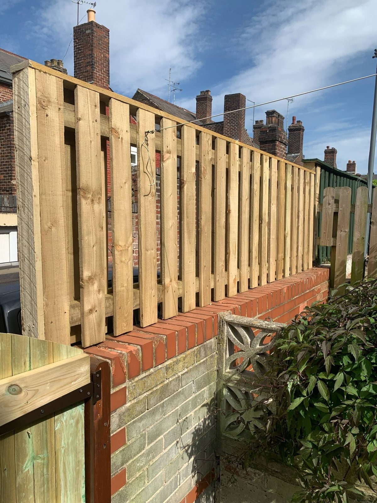 Timber fencing by Roebuck Gardening and Property Services
